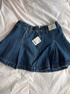 Free People Denim Skirt Size 24 NWT